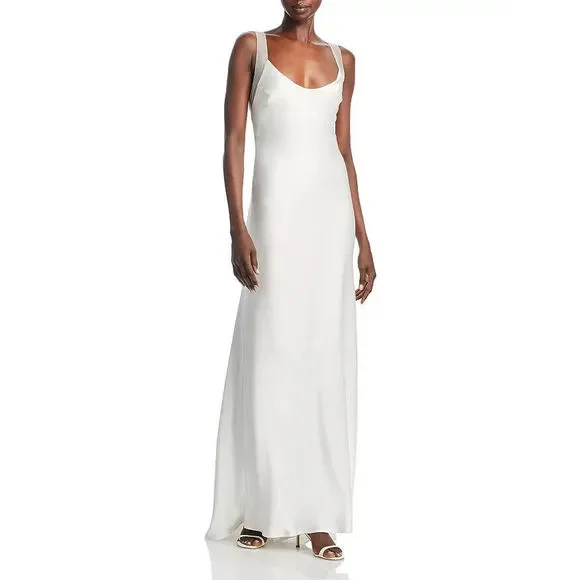 strapless smocked dress Elle Strapless Smocked Linen Dress